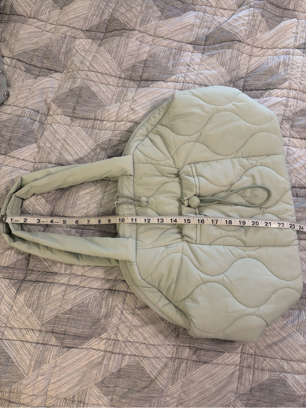 Vera Bradley Featherweight Tote Bag in Cool Mint - Picture 6 of 11